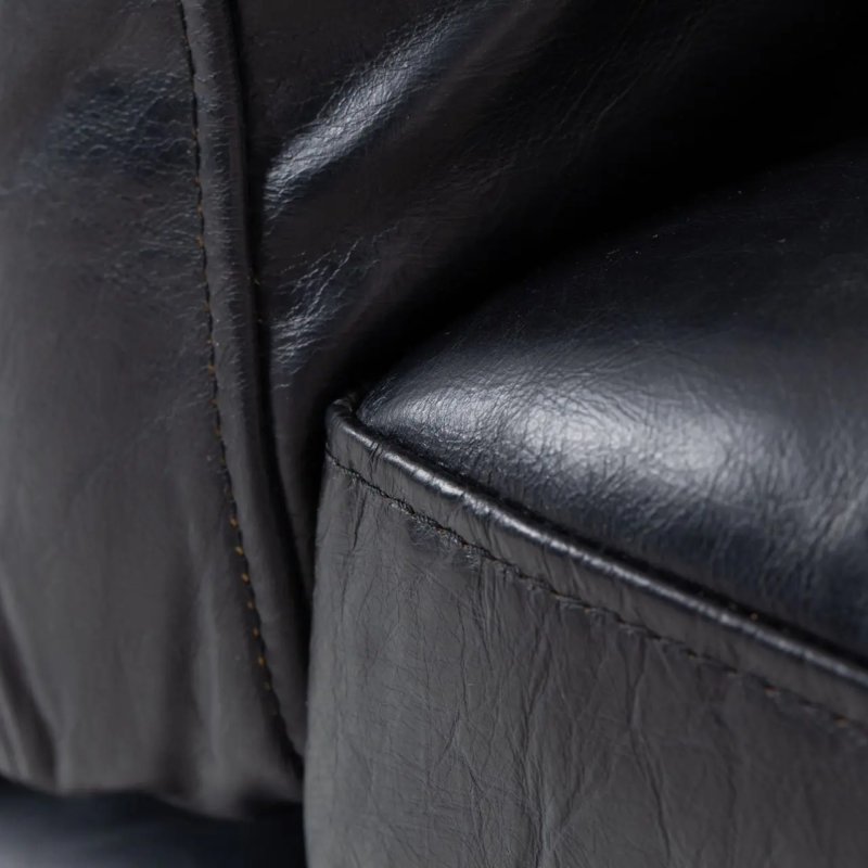 Sessel Bellamy, Leder Schwarz – Ansicht 6