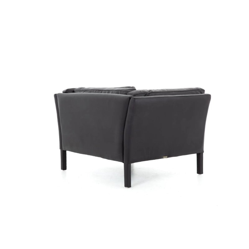 Sessel Bellamy, Leder Schwarz – Ansicht 8