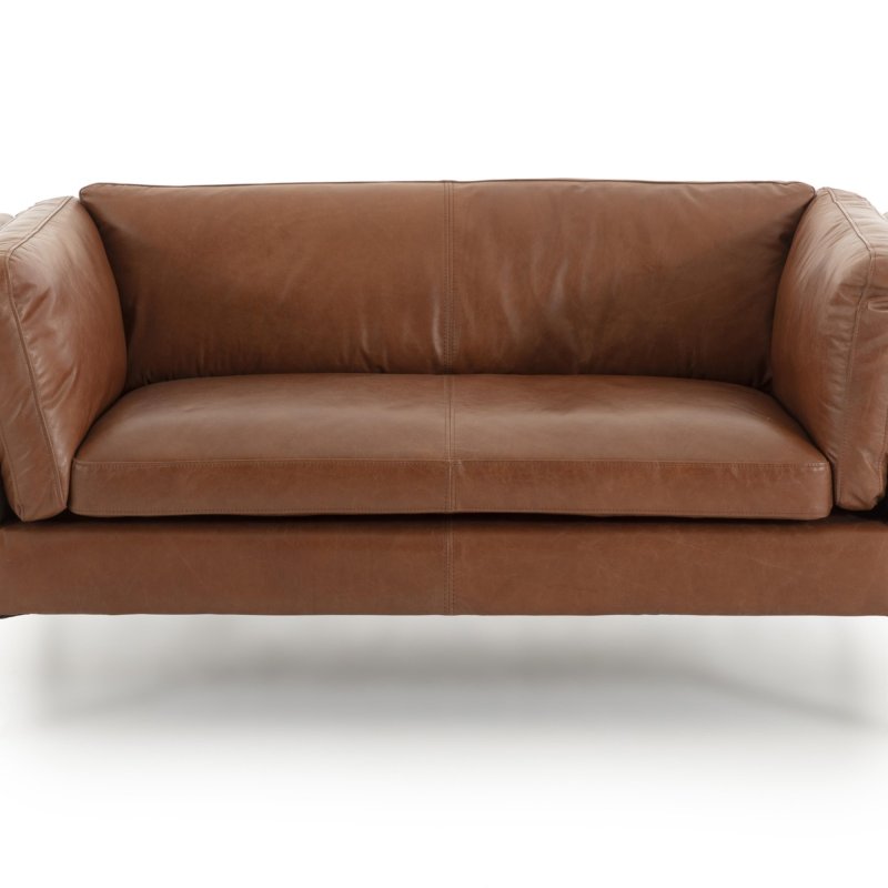 Sofa Bellamy 2-Sitzer, Leder Cognac – Ansicht 5