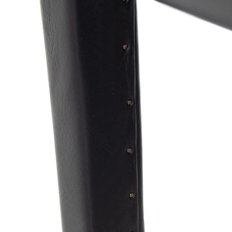 Sofa Bellamy 2-Sitzer, Leder Schwarz – Ansicht 4