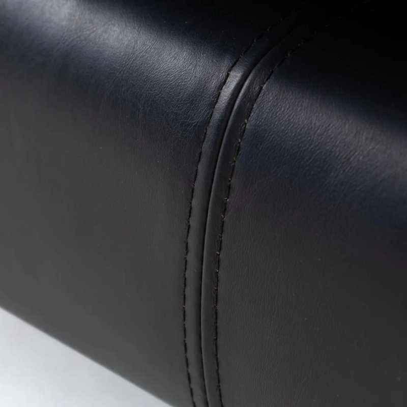 Sofa Bellamy 2-Sitzer, Leder Schwarz – Ansicht 5