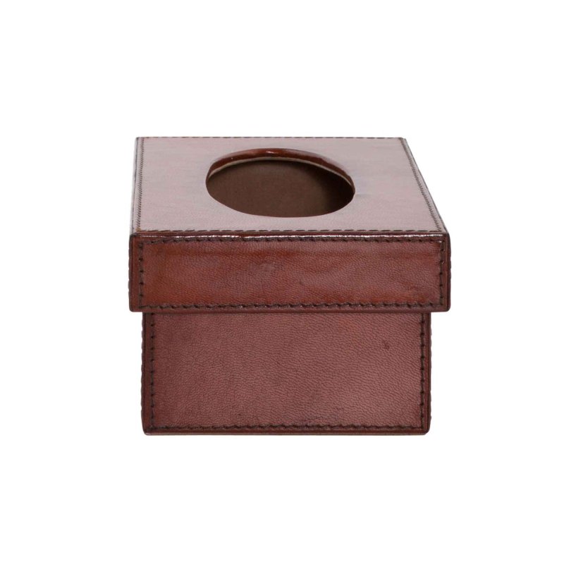 Preview: Kleenex Box Manhattan in Seitenansicht mit abnehmbarem Deckel