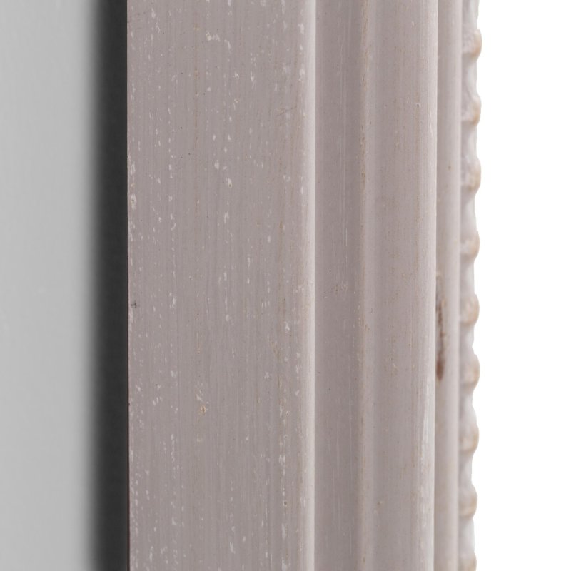 Spiegel Pontey, geschnitzt, grau – 80 x 130 cm – Ansicht 5
