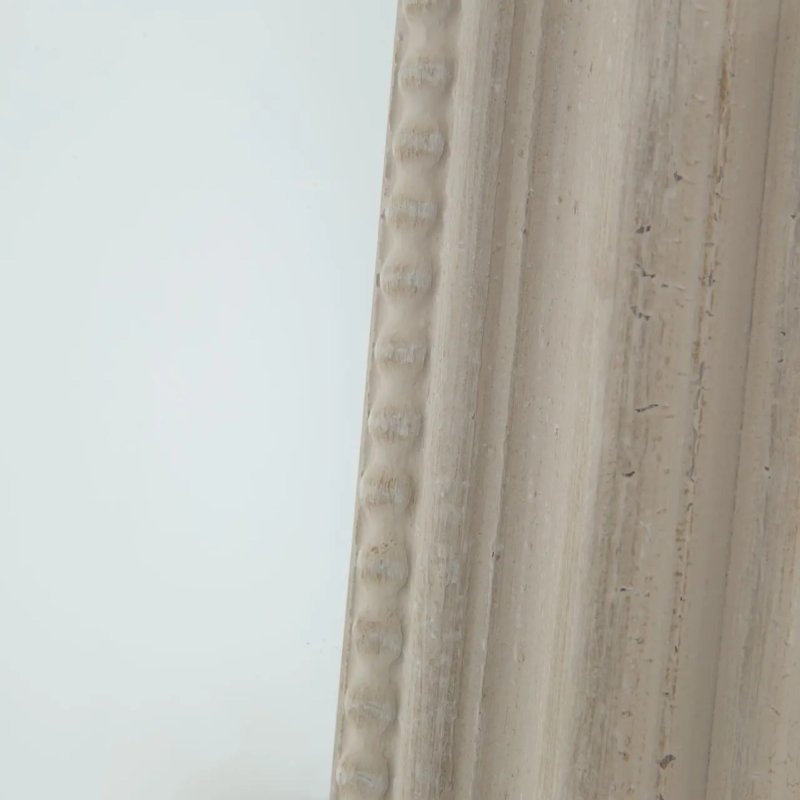 Spiegel Pontey, geschnitzt, grau – 80 x 140 cm – Ansicht 5