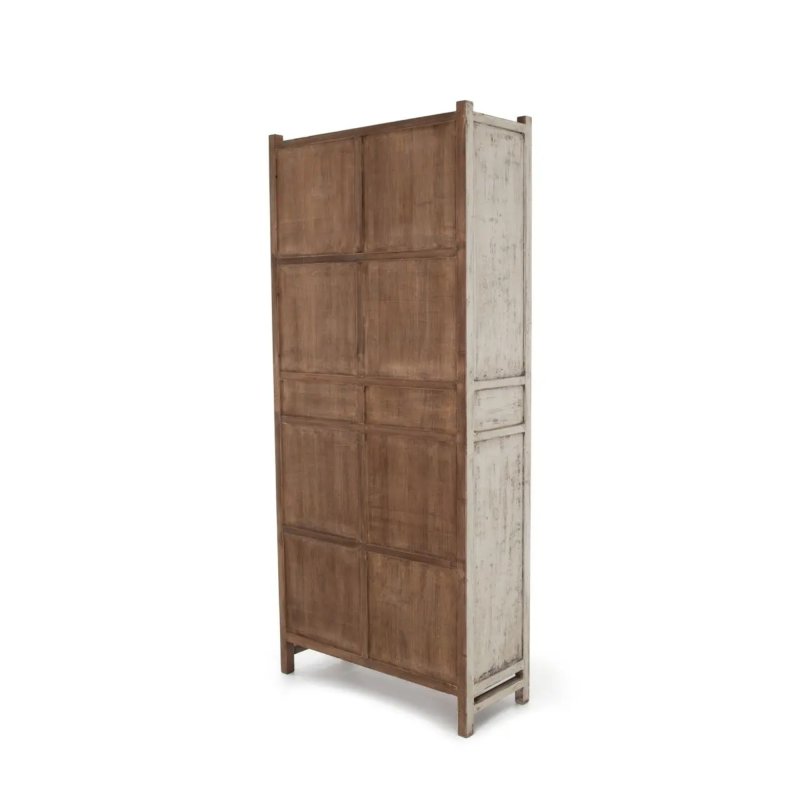 Vitrine Dorine, Rückseite in Holz
