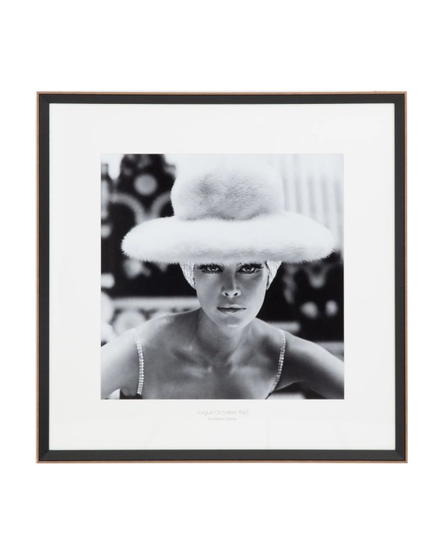 Gerahmtes Bild Vogue October 1965 von Flamant