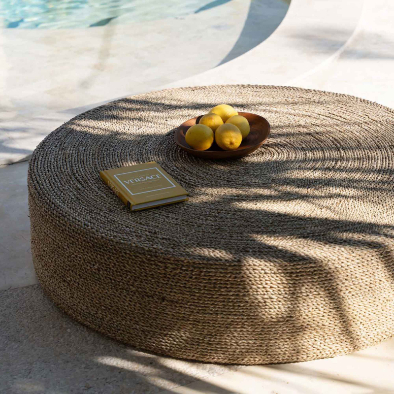 Großer Seegras Pouf —  Ø 100 cm