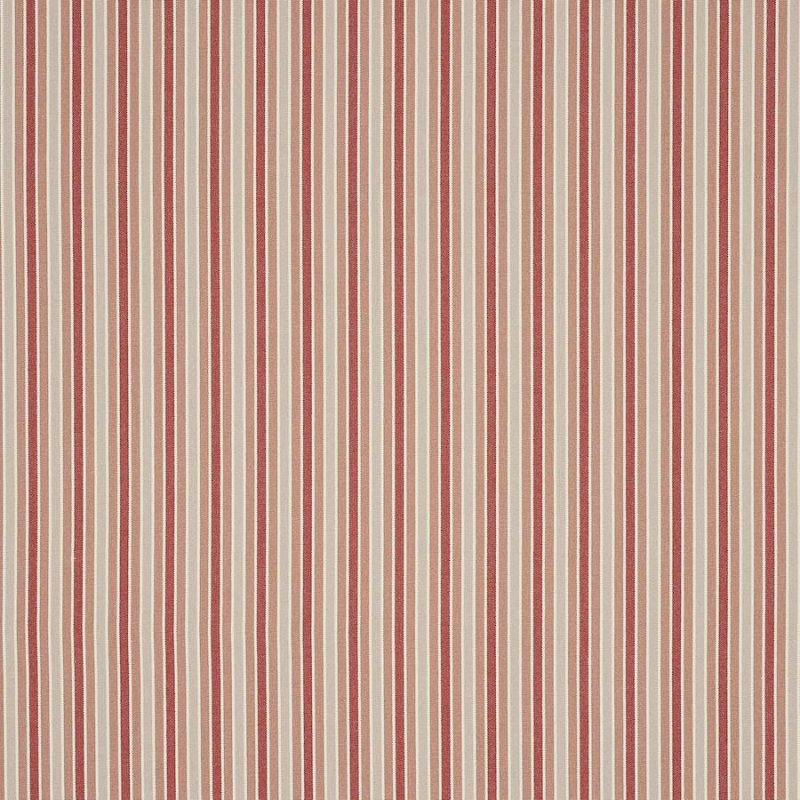 Preview: Jane Churchill Amos Stripe Streifenstoff in Red