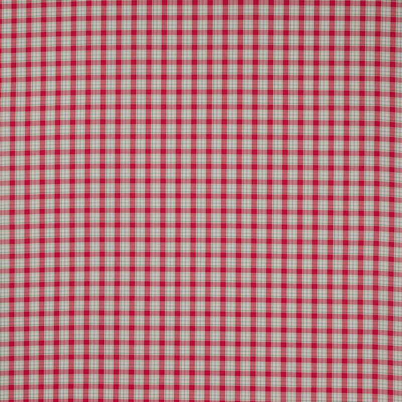 Jane Churchill Barlow Check Karostoff in Red