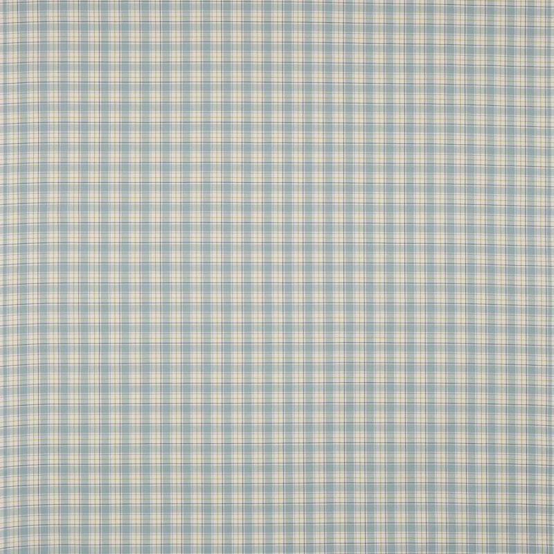 Preview: Jane Churchill Barlow Check Karostoff in Sky Blue/Lime