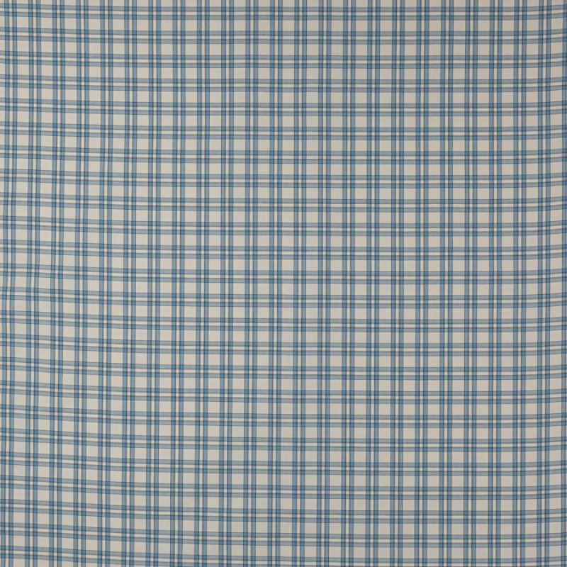 Preview: Jane Churchill Blake Check Karostoff in Soft Blue