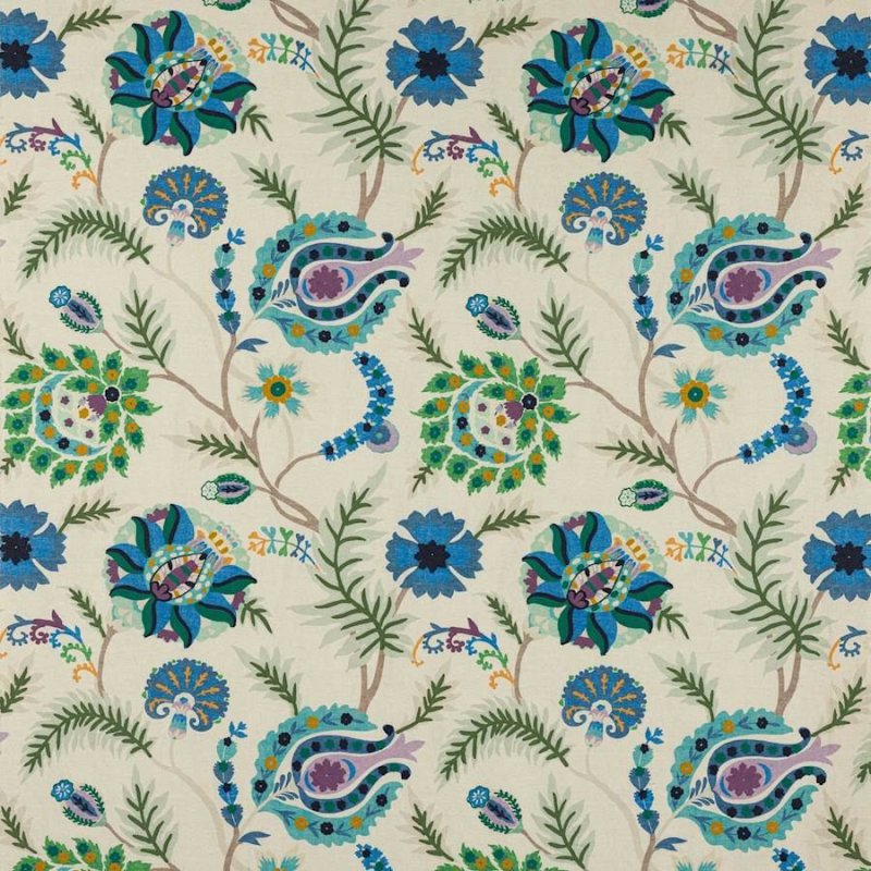 Bukhara Blue – Stoff von Jane Churchill