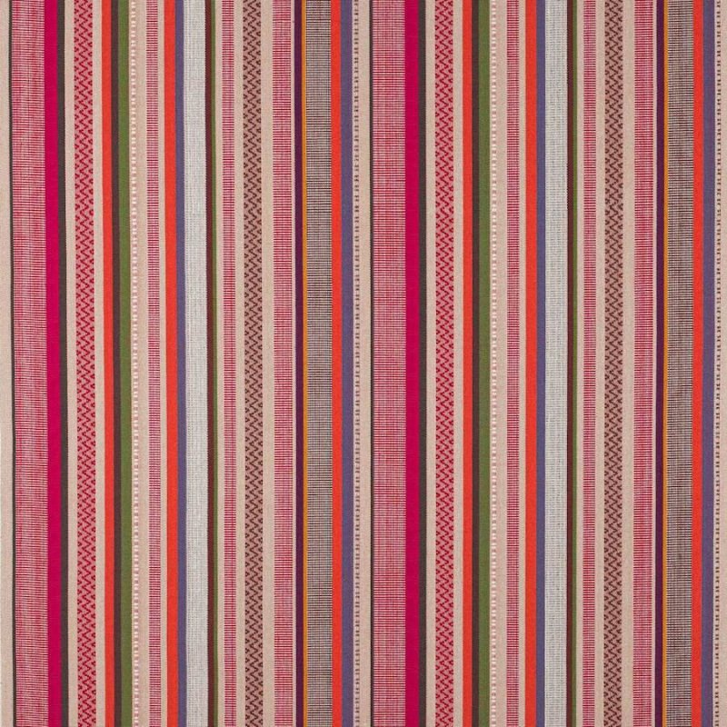 Preview: Cabrera Stripe Multi – Stoff von Jane Churchill