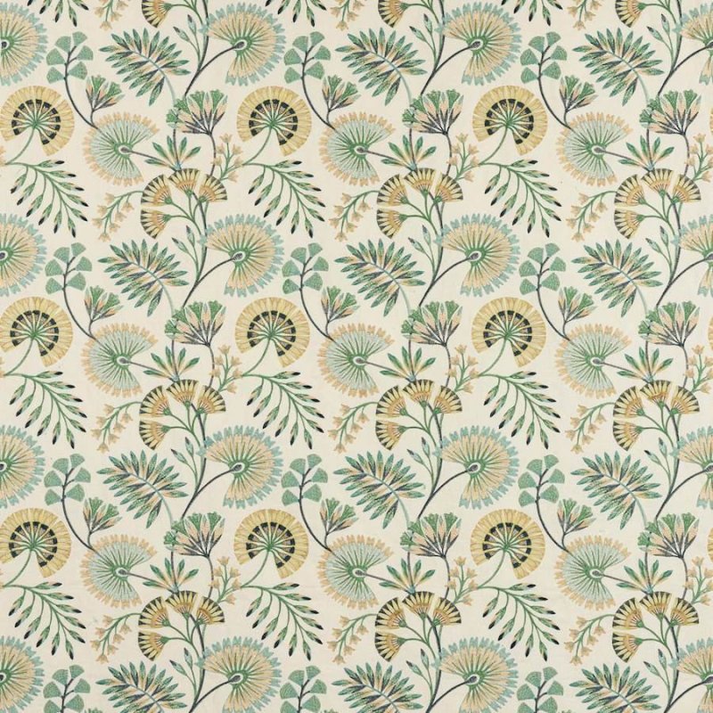 Preview: Chiana Green/Blue – Stoff von Jane Churchill