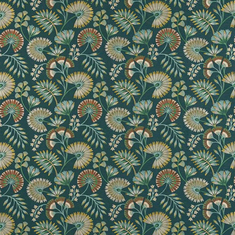 Preview: Chiana Teal – Stoff von Jane Churchill