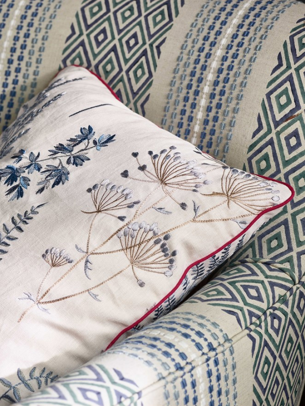 Kissen aus Jane Churchill Corbell in Blue