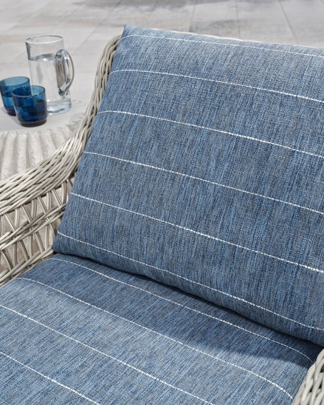 Raumansicht mit Stoffen von Jane Churchill, u. a. Duke Stripe