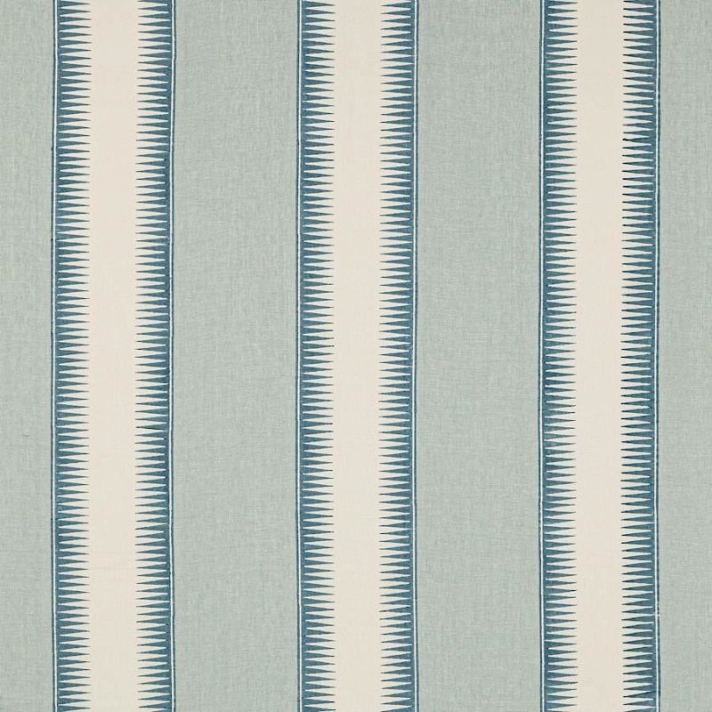 Preview: Ezra Stripe Blue – Stoff von Jane Churchill
