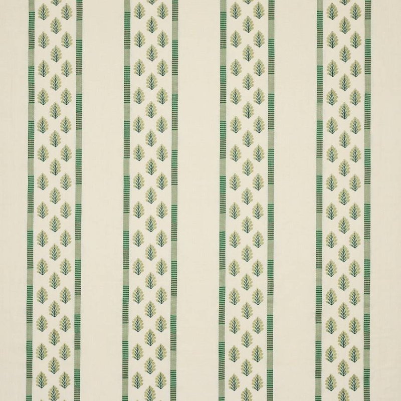 Jane Churchill Fabian Stoff in Green