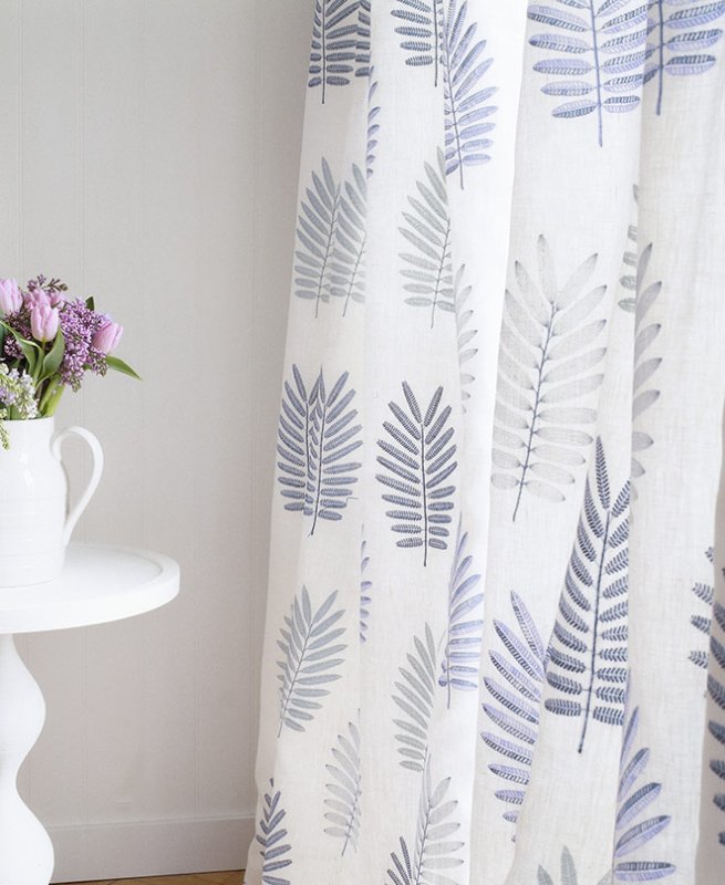 Vorhang aus Jane Churchill Ferndown in Blue