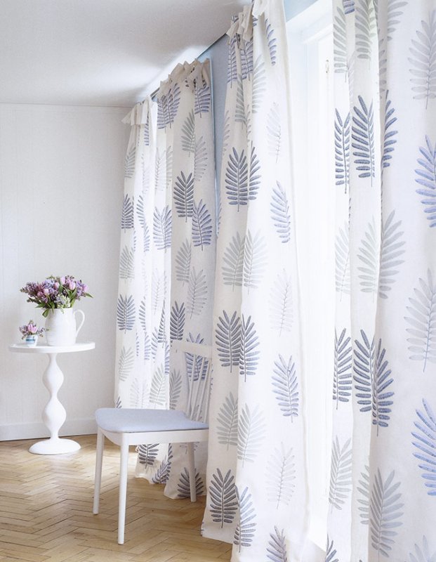 Vorhänge aus Jane Churchill Ferndown in Grey