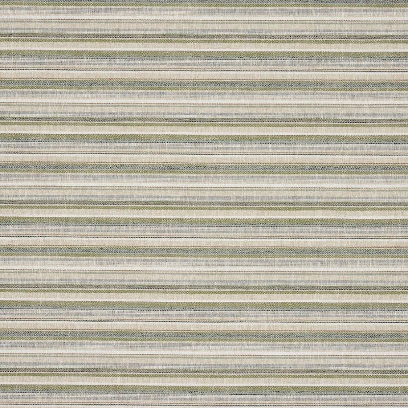 Jane Churchill Finn Stripe Outdoor-Stoff in Green