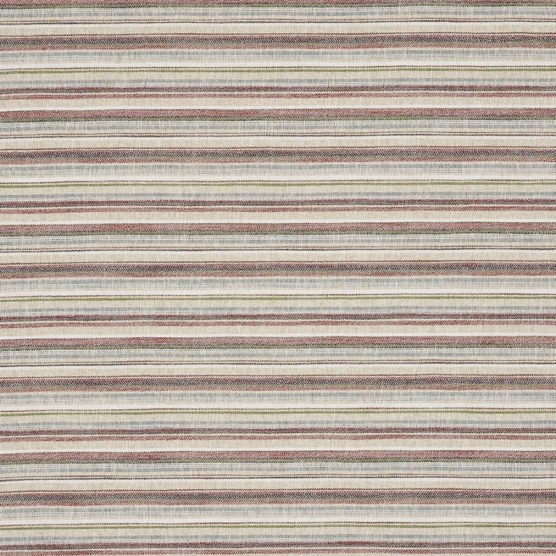 Preview: Jane Churchill Finn Stripe Outdoor-Stoff in Red