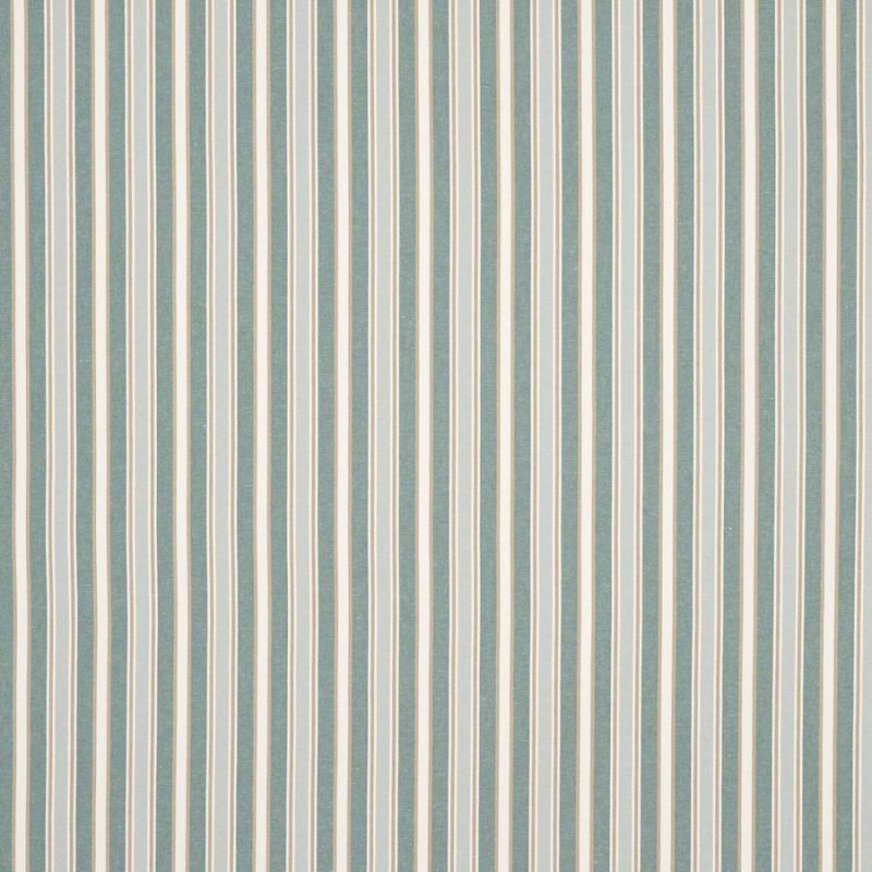 Preview: Jane Churchill Firle Stripe Streifenstoff in Aqua