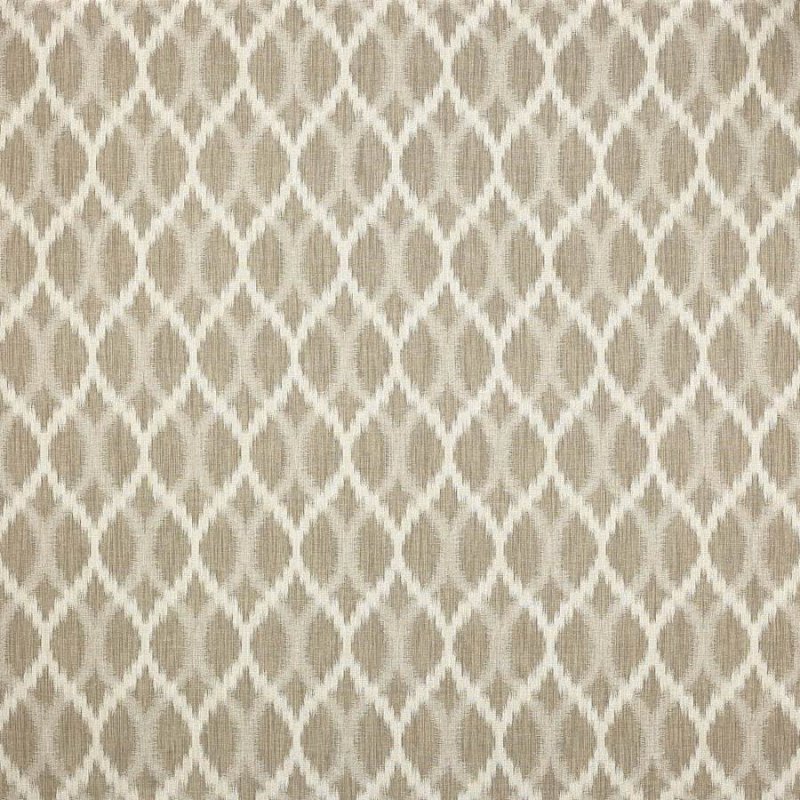 Fontane von Jane Churchill – gewebtes Ikat mit Ogee-Muster, Meterware