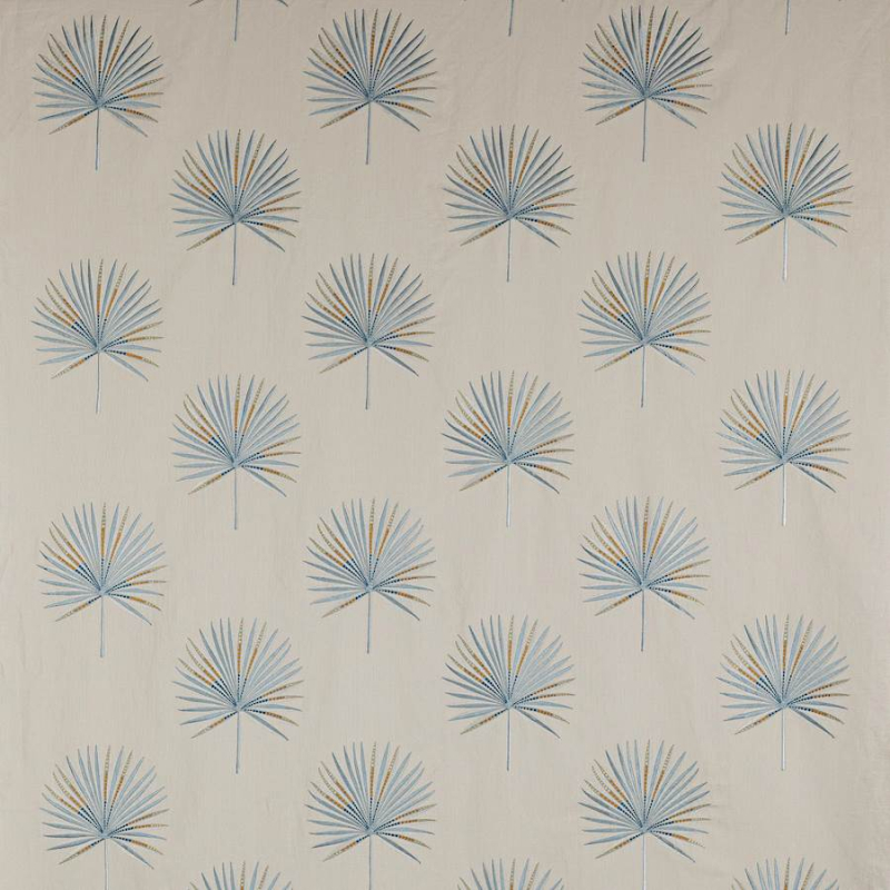 Preview: Jane Churchill Fortunei Stoff in Blue