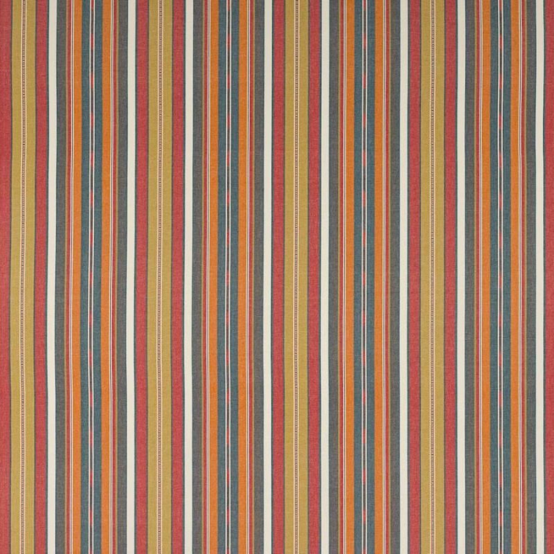 Preview: Harlie Stripe Red/Indigo – Stoff von Jane Churchill
