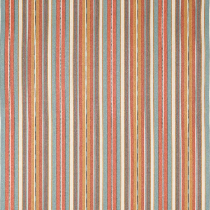 Preview: Harlie Stripe Tomato/Blue – Stoff von Jane Churchill