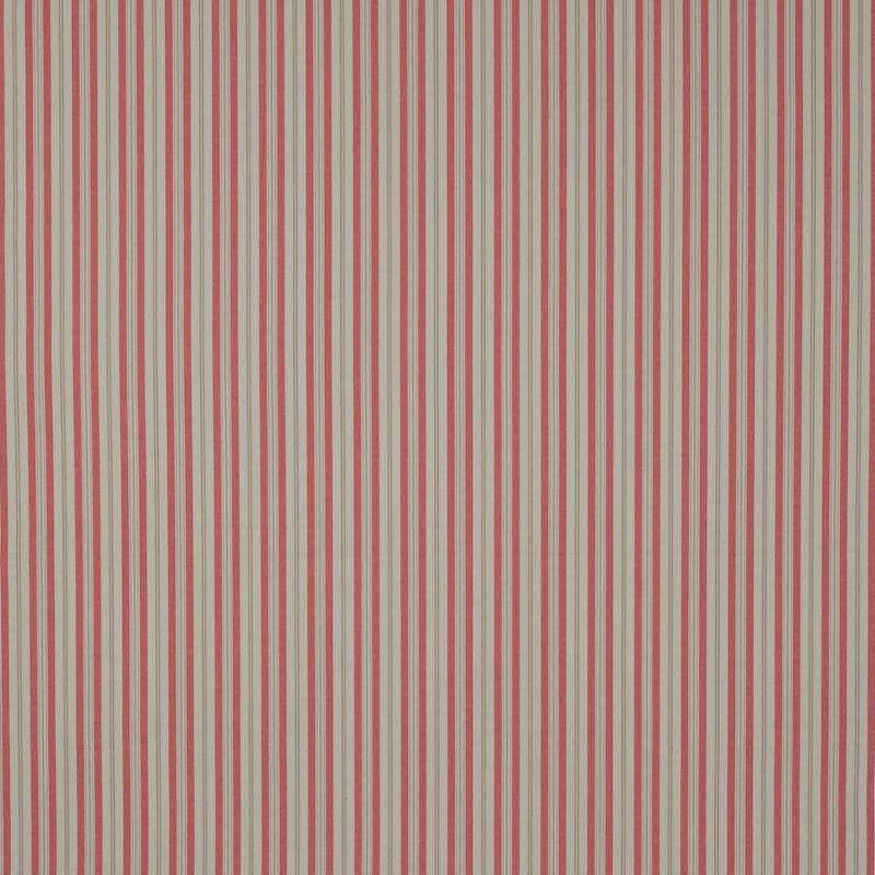 Jane Churchill Hartwell Stripe Streifenstoff in Soft Red