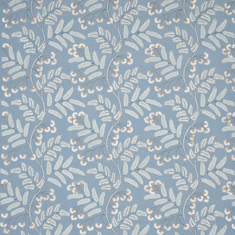 Preview: Jane Churchill Hazelwood Stoff in Blue