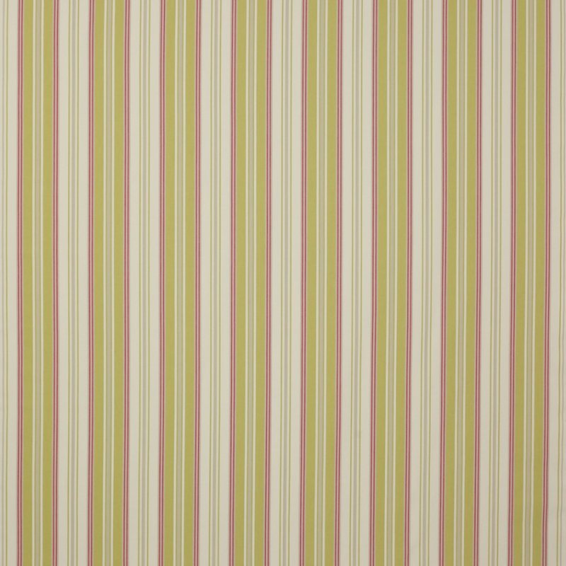 Jane Churchill Hopwell Stripe Streifenstoff in Leaf/Pink