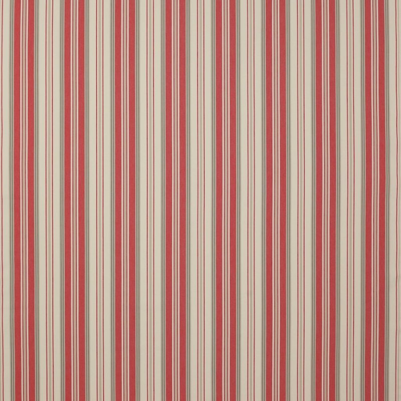 Preview: Jane Churchill Hopwell Stripe Streifenstoff in Red