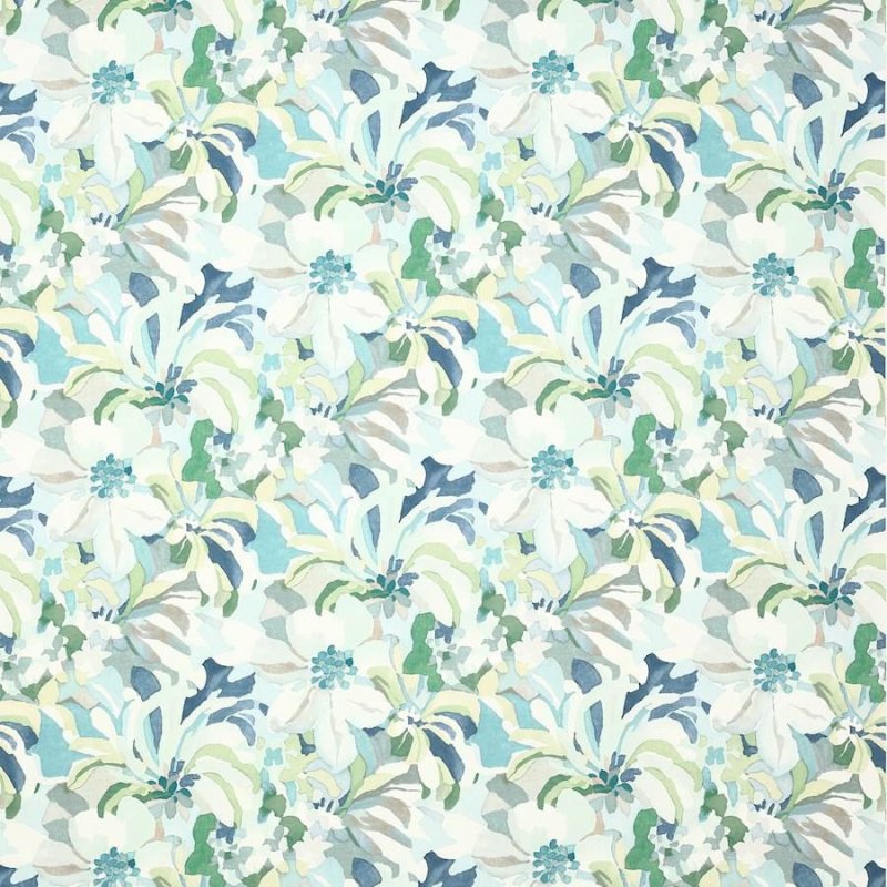 Preview: Hot House Teal/Blue – Stoff von Jane Churchill