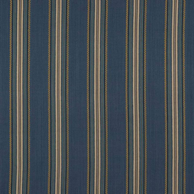 Preview: Jane Churchill Indus Stripe Streifenstoff in Cobalt Blue