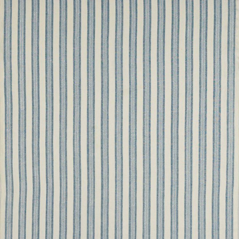 Preview: Jane Churchill Innis Stripe Leinenstoff in Blue