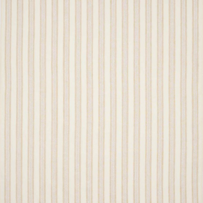 Jane Churchill Innis Stripe Leinenstoff in Linen