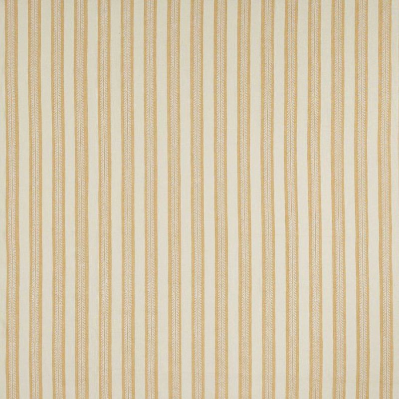 Preview: Jane Churchill Innis Stripe Leinenstoff in Yellow