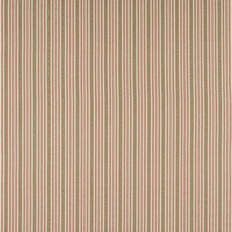 Preview: Ivo Stripe Red/Green – Stoff von Jane Churchill