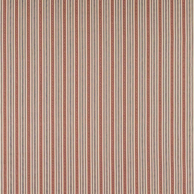 Preview: Ivo Stripe Red/Indigo – Stoff von Jane Churchill