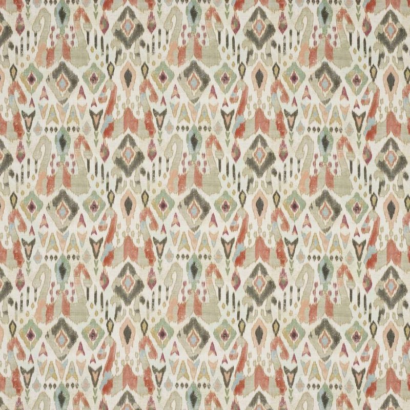 Preview: Jane Churchill Jaru Ikat-Stoff in Tomato
