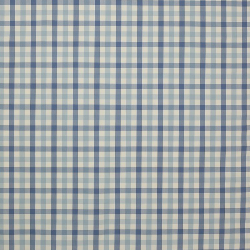 Preview: Jane Churchill Kali Check Karostoff in Blue