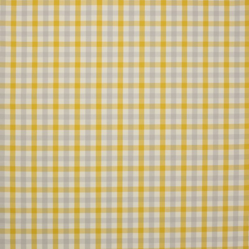 Preview: Jane Churchill Kali Check Karostoff in Yellow