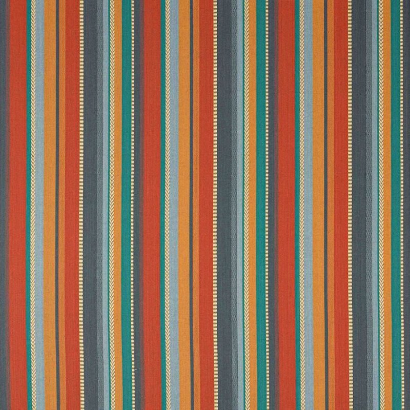 Preview: Kansa Stripe Multi – Stoff von Jane Churchill