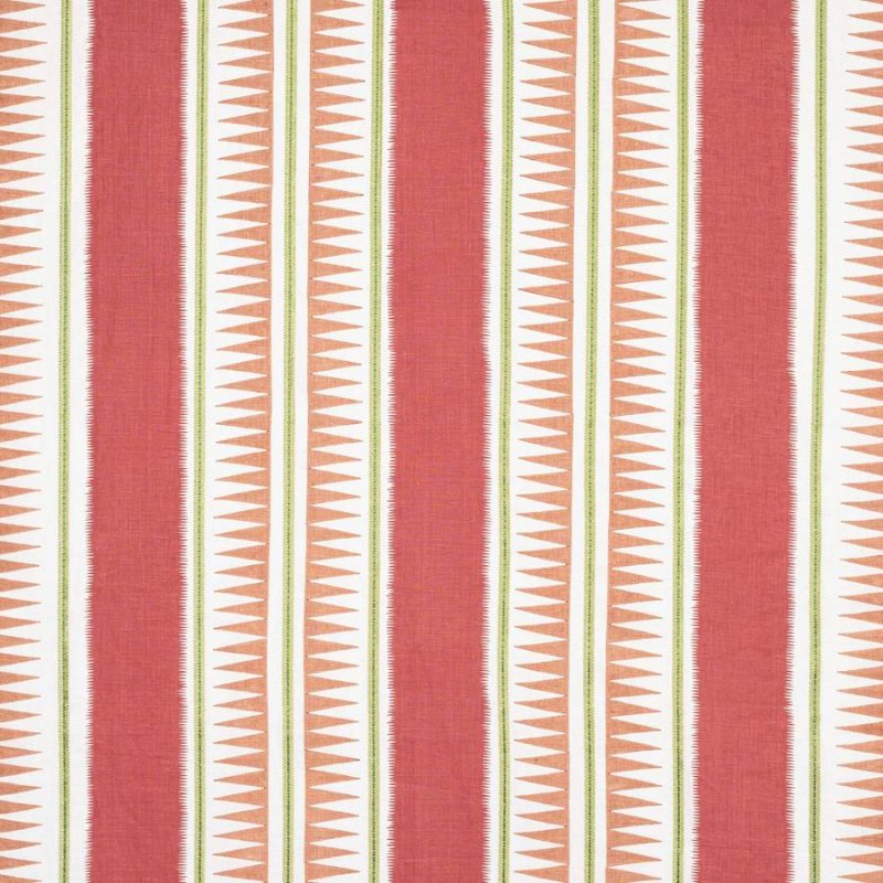 Preview: Jane Churchill Kasper Stoff in Red/Pink