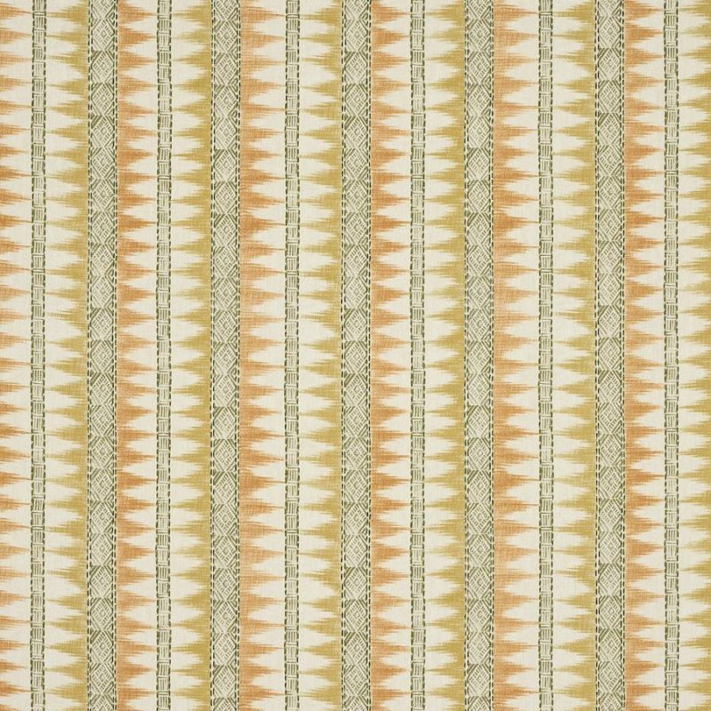 Preview: Jane Churchill Kiko Stoff in Ochre/Terracotta