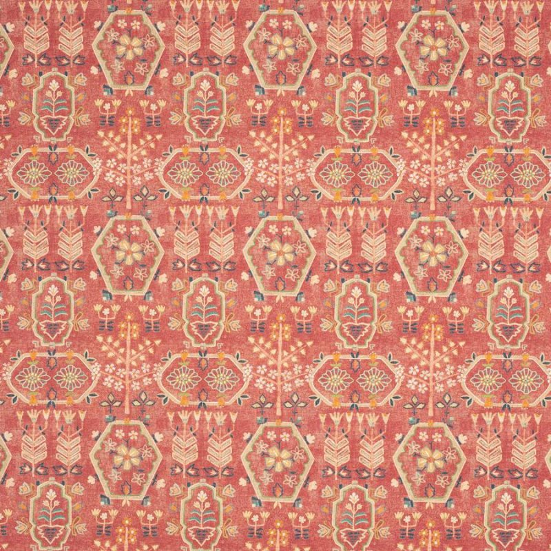 Preview: Jane Churchill Kilver Stoff in Red